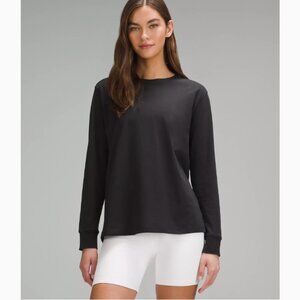 Lululemon All Yours Long-Sleeve Shirt (Black, size 6)